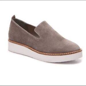 COM & SENS Nable Platform Stone Suede Loafer-9M